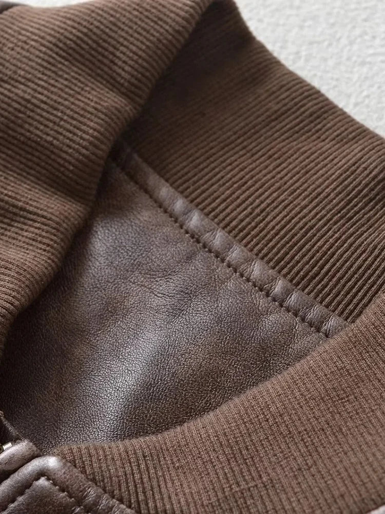 Luxue Urban Edge PU Leather Jacket