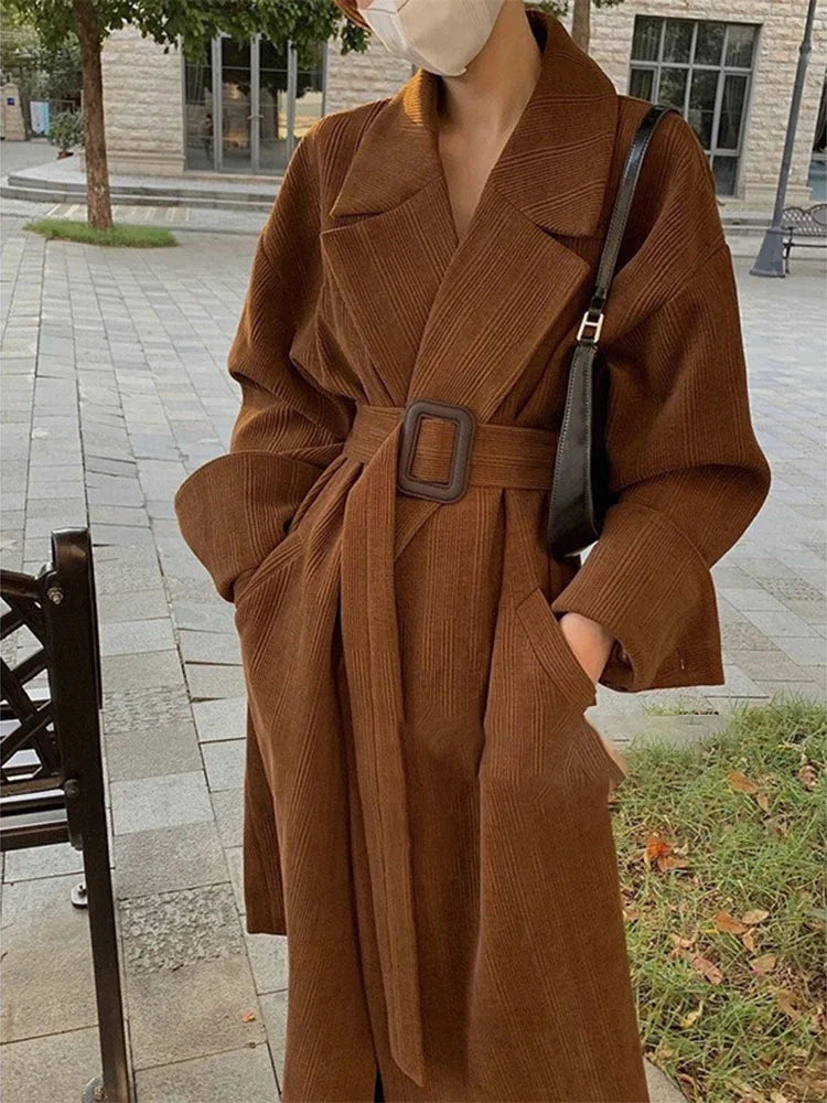 Luxue Grace Long Woolen Coat