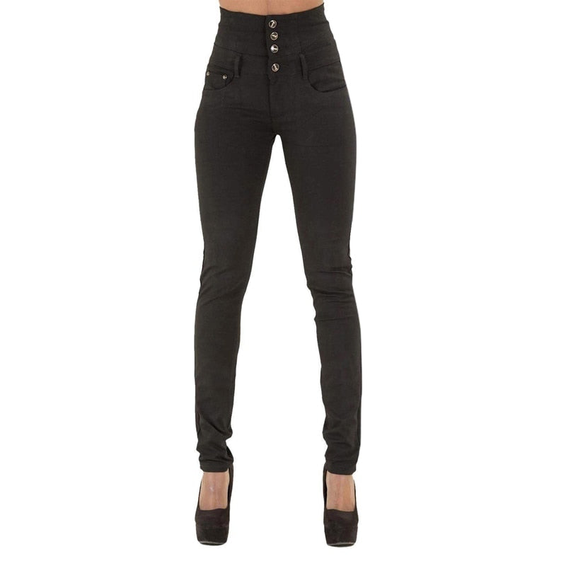 Luxue Summer Sculpt High-Waist Skinny Denim