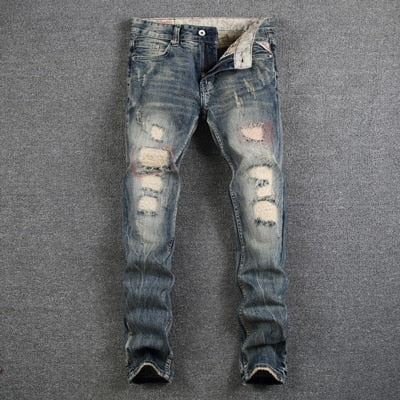 Luxue Rift Edge Biker Denim