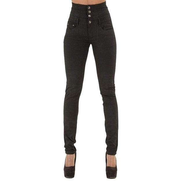 Luxue Summer Sculpt High-Waist Skinny Denim