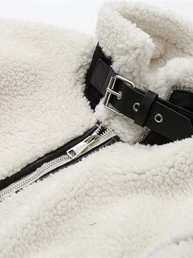 Luxue FrostPatch Lapel Winter Jacket