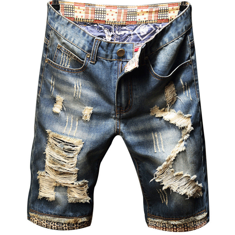 Luxue Vintage Edge Denim Shorts