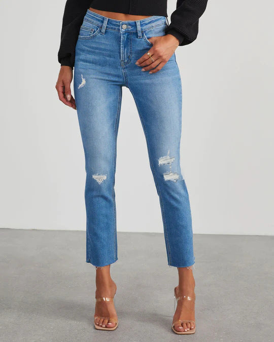 Luxue Sculpt High-Waist Slim Jeans