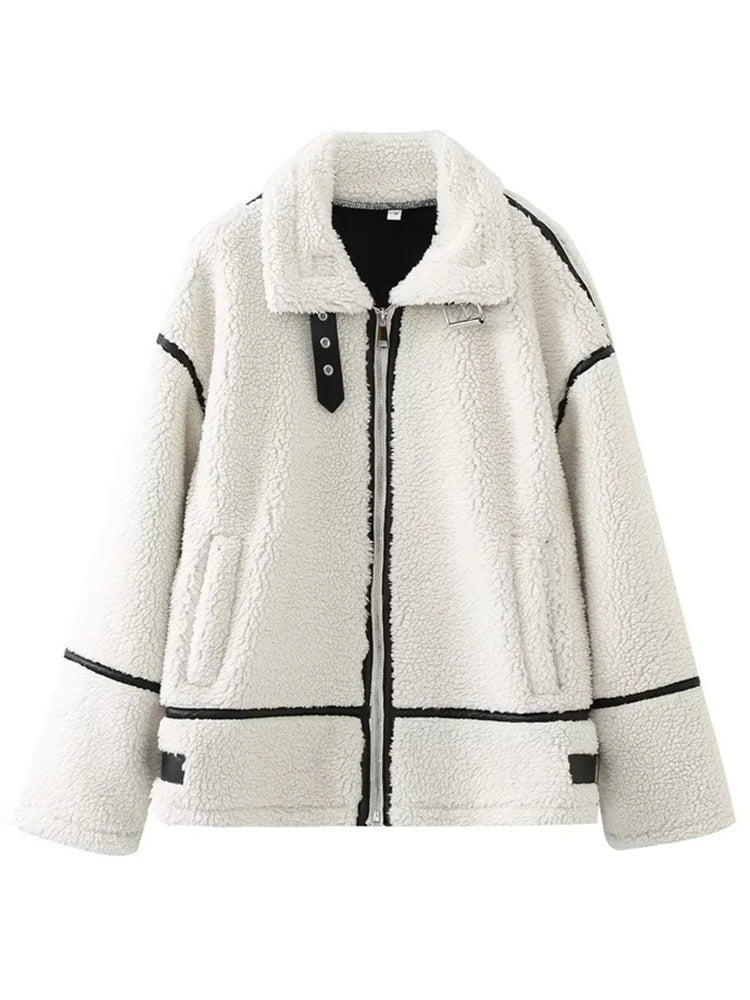 Luxue FrostPatch Lapel Winter Jacket