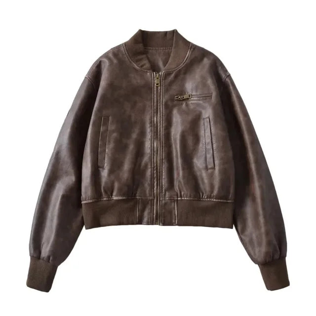 Luxue Urban Edge PU Leather Jacket