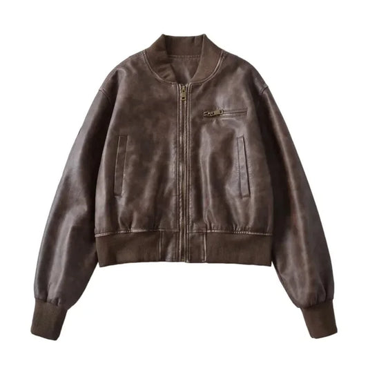 Luxue Urban Edge PU Leather Jacket