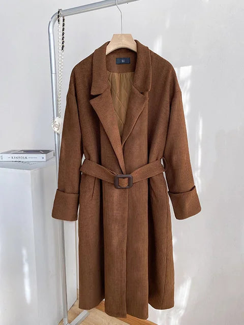 Luxue Grace Long Woolen Coat
