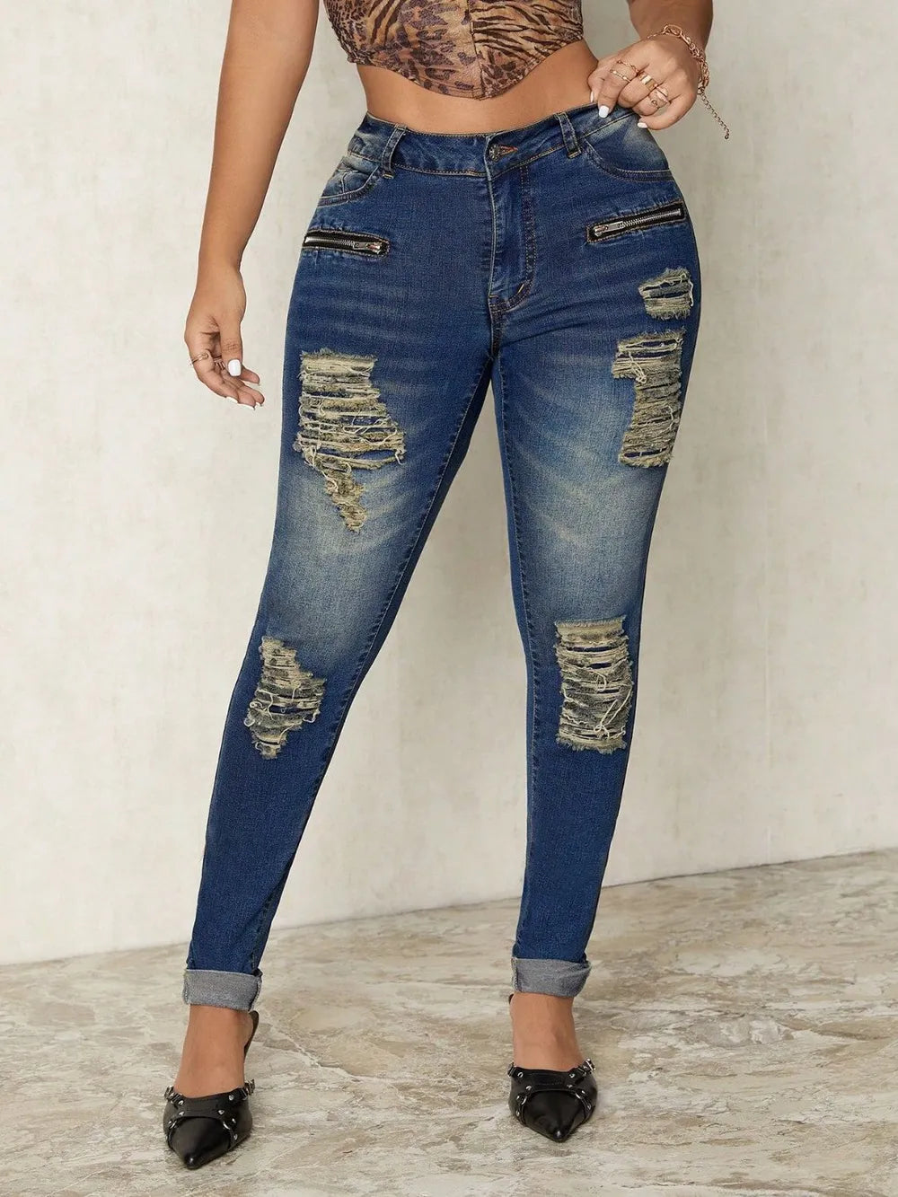 Luxue Vortex Skinny Jeans