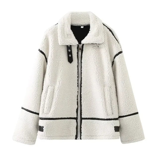 Luxue FrostPatch Lapel Winter Jacket