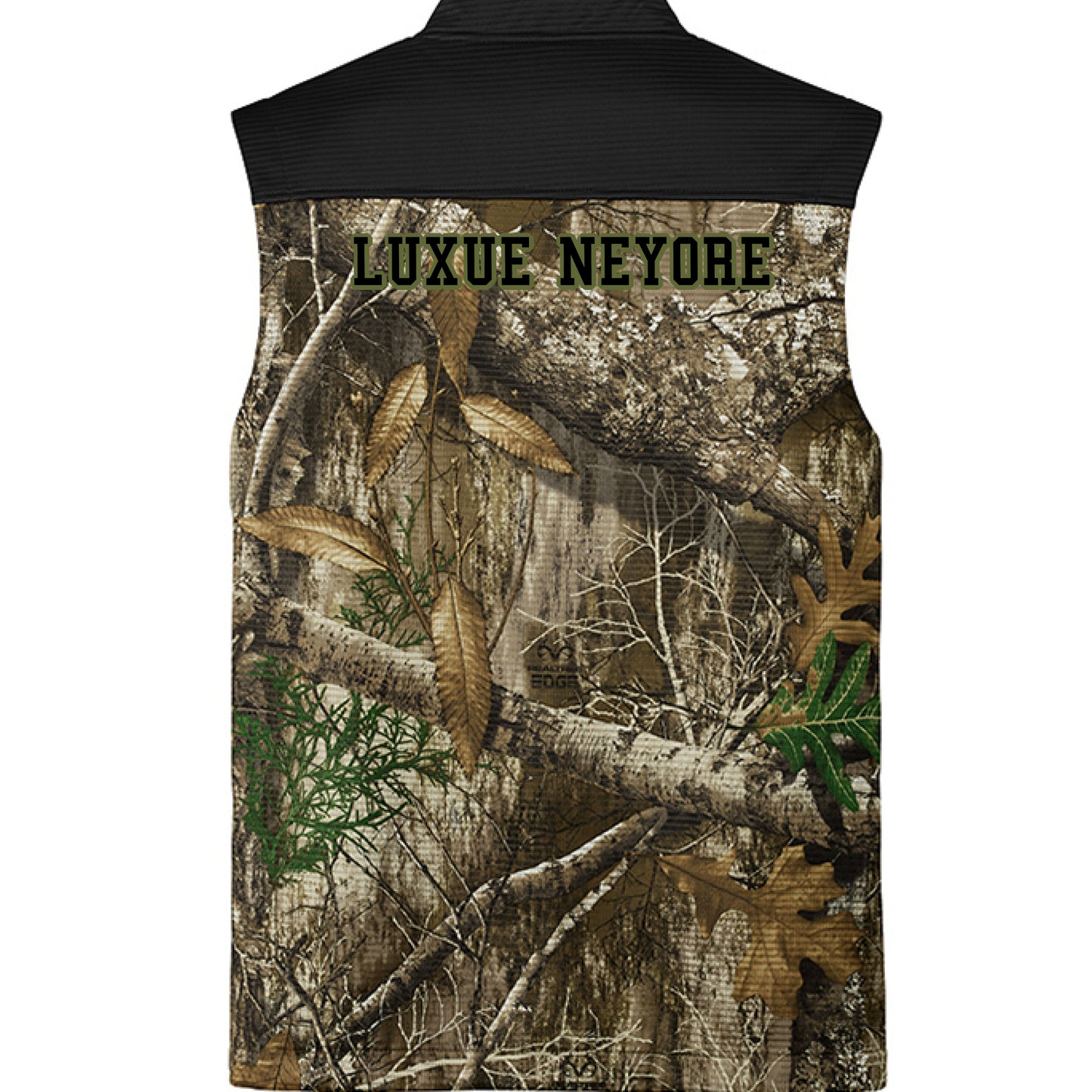 Deep Black/ Realtree Edge - BACK
